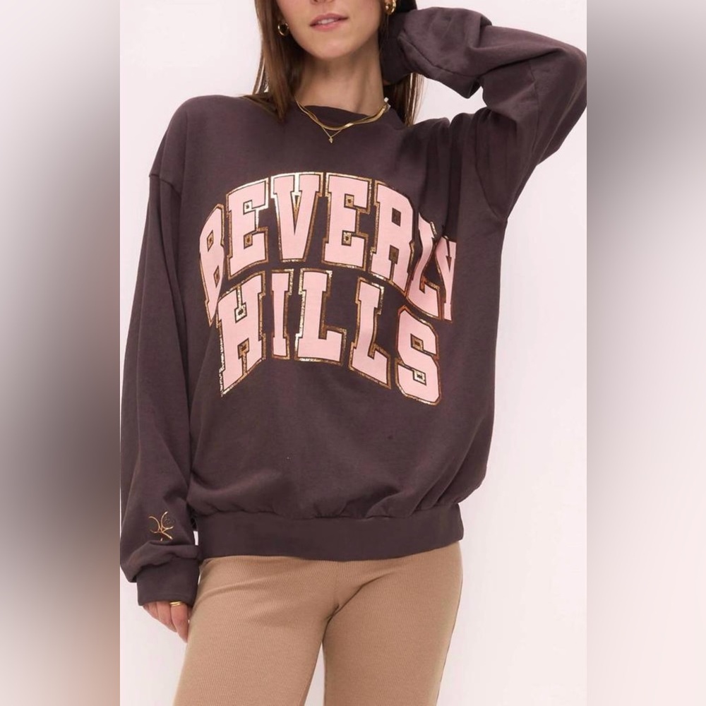 NWT PROJECT SOCIAL Beverly Hills Sweatshirt 100% Cotton S/M
